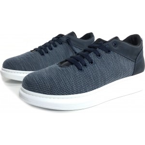 Ανδρικά sneakers με ψηλή σόλα ATTITUDE 3002 ΜΠΛΕ