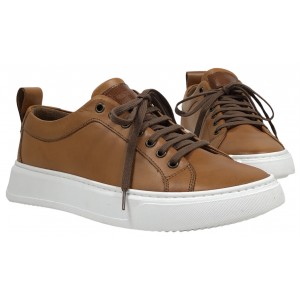 Life Style Butiken Ανδρικά δερμάτινα Sneakers LS1912 ΤΑΜΠΑ