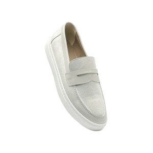 Life Style Butiken Ανδρικά Suede Δερμάτινα Loafers LS478 Γκρι