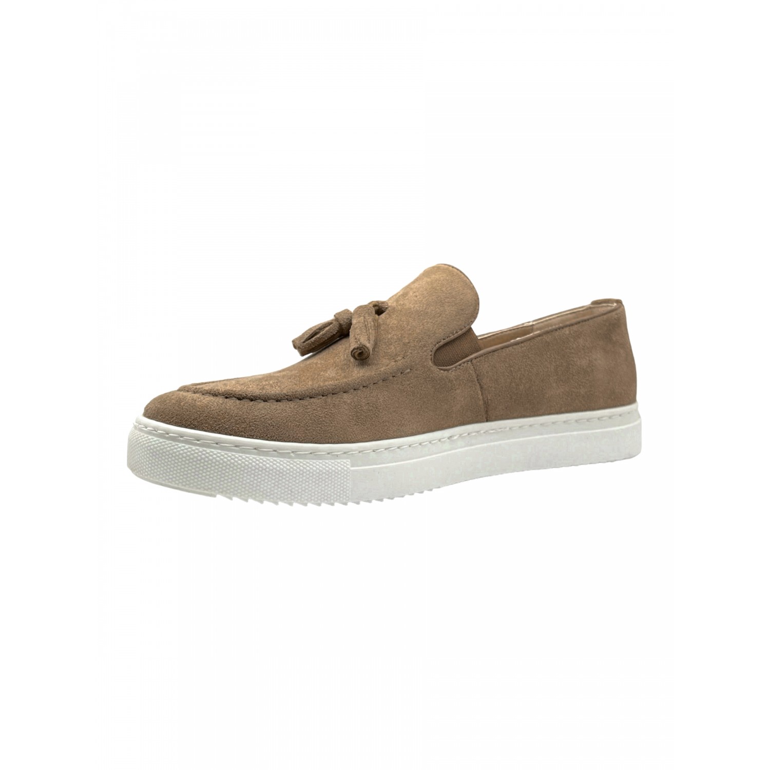 Life Style Butiken Ανδρικά Suede Δερμάτινα Loafers LS475 Πούρο