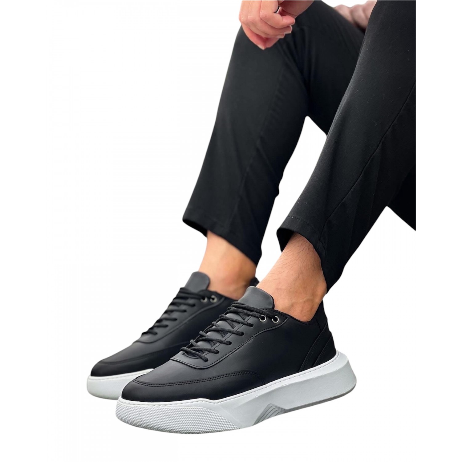 Life Style Butiken Ανδρικά Δίπατα Sneakers LS11007 Black