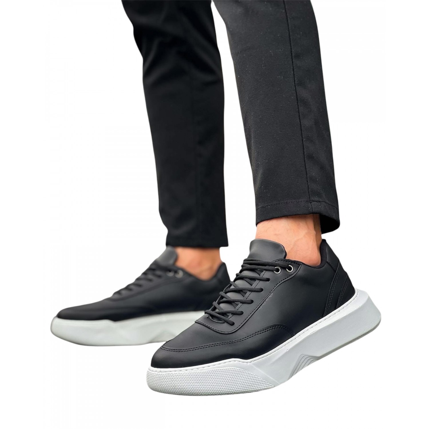 Life Style Butiken Ανδρικά Δίπατα Sneakers LS11007 Black