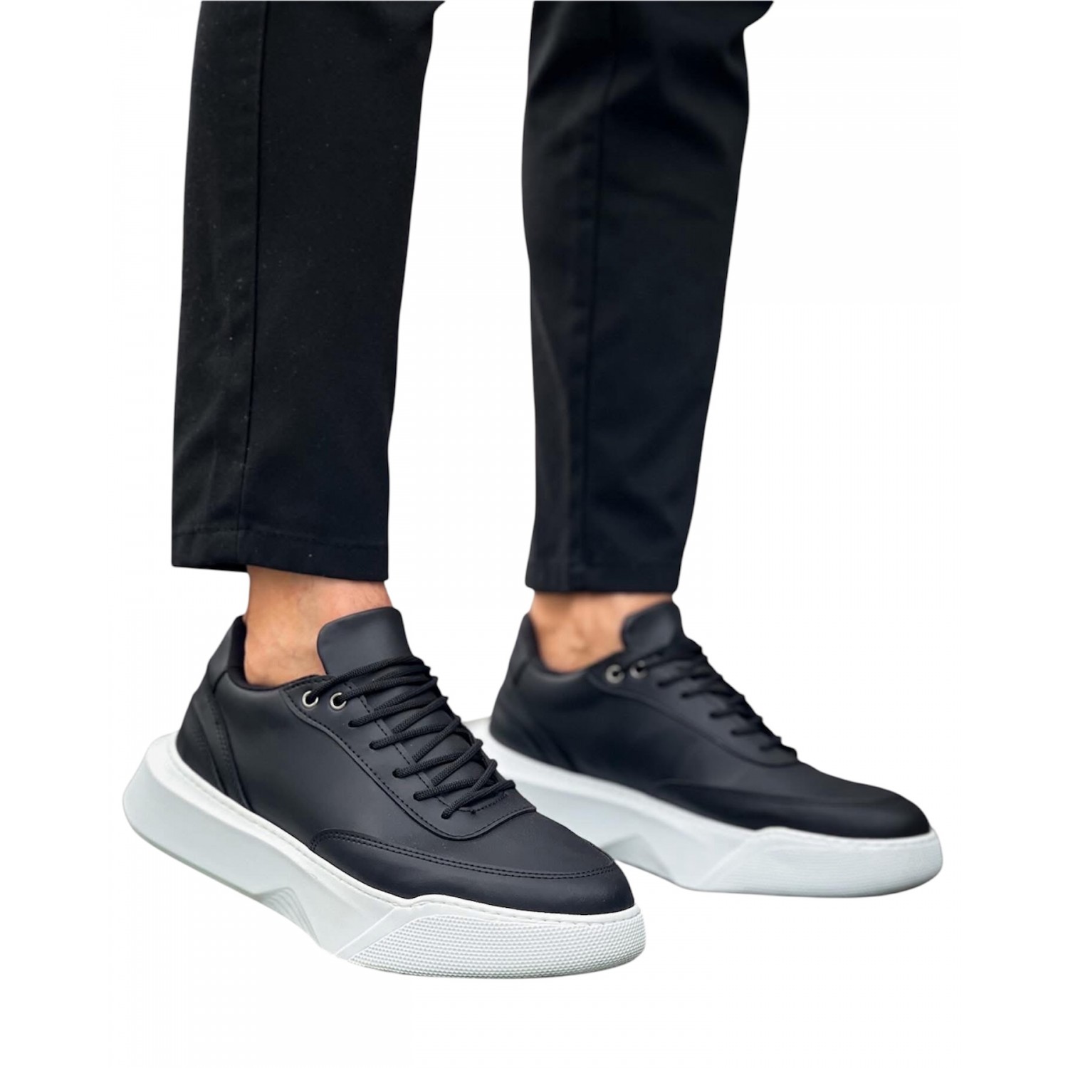 Life Style Butiken Ανδρικά Δίπατα Sneakers LS11007 Black