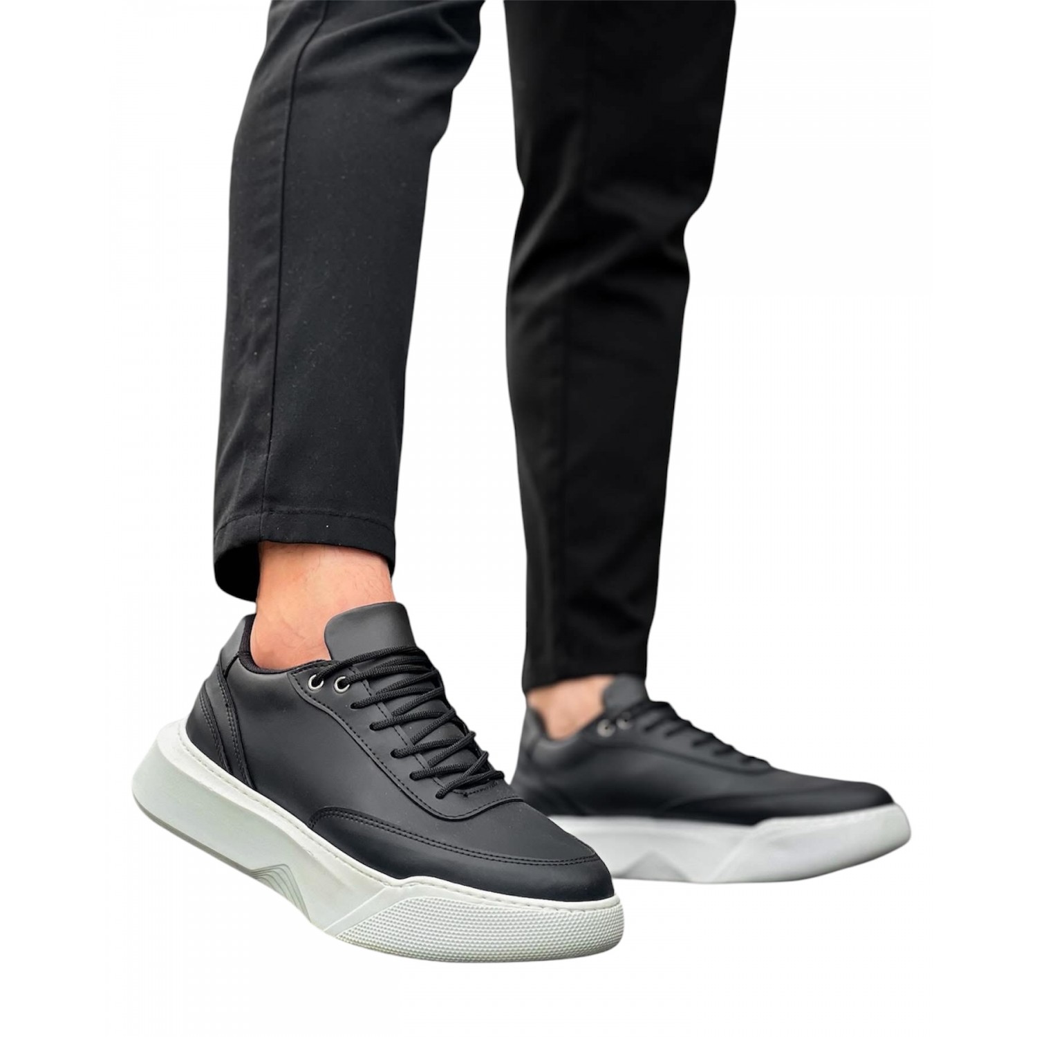 Life Style Butiken Ανδρικά Δίπατα Sneakers LS11007 Black