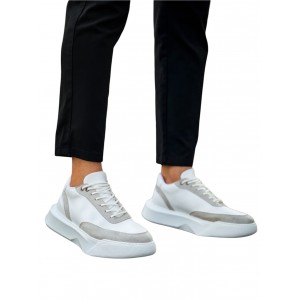 Life Style Butiken Ανδρικά Δίπατα Sneakers LS11008 Λευκό