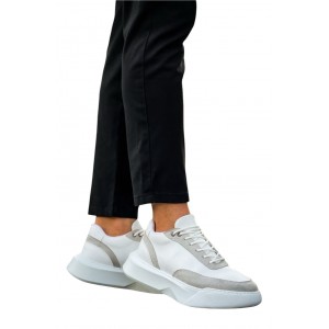 Life Style Butiken Ανδρικά Δίπατα Sneakers LS11008 Λευκό