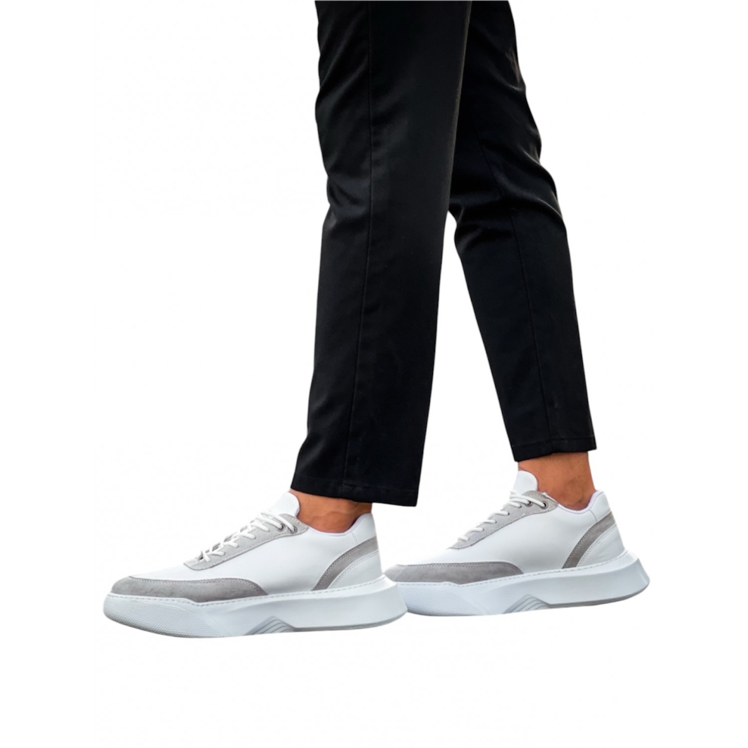 Life Style Butiken Ανδρικά Δίπατα Sneakers LS11008 Λευκό