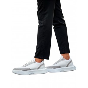 Life Style Butiken Ανδρικά Δίπατα Sneakers LS11008 Λευκό