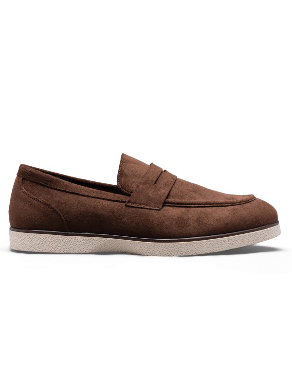 Life Style Butiken Ανδρικά Μοκασίνια Suede LS1C206 Brown