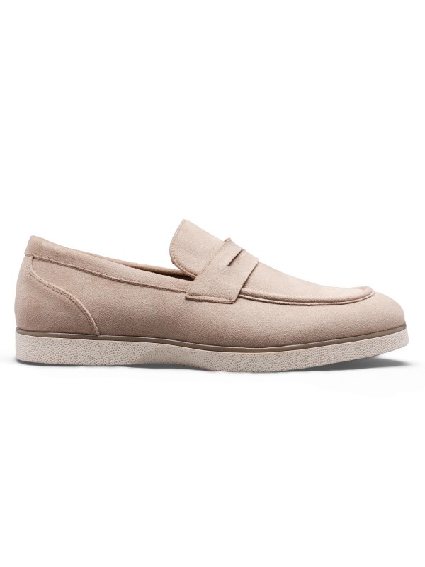 Life Style Butiken Ανδρικά Μοκασίνια Suede LS1C206 Άμμου