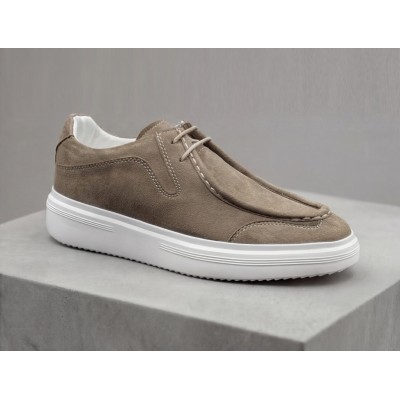 Life Style Butiken Ανδρικά Μοκασίνια Suede με κορδόνια LS1B-614 Πούρου