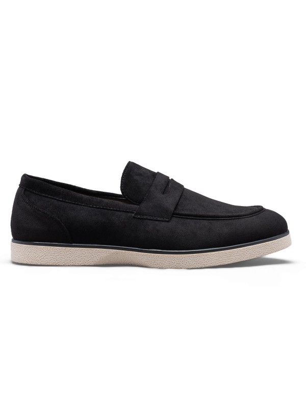 Life Style Butiken Ανδρικά Μοκασίνια Suede LS1C206 Black