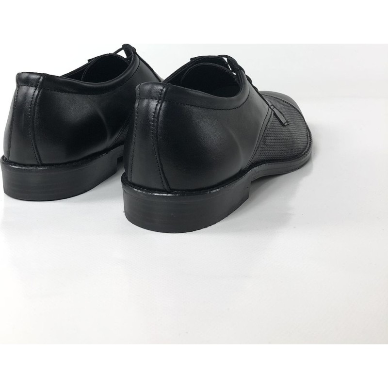 Ανδρικα δερμάτινα Παπουτσια χειροποίητα TSALIS SHOES 2622/ΜΑΥΡΟ Ανδρικά