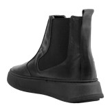 Ανδρικά δερμάτινα μποτάκια Chelsea MAINSTONE 699 Black 4