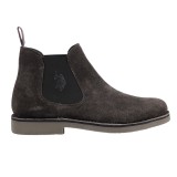 Ανδρικά δερμάτινα μποτάκια U.S. Polo Assn - MUST001A-DBR001- Καφέ 1
