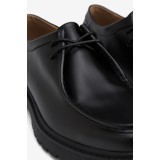 Life Style Butiken Ανδρικά δεμάτινα παπούτσια Loafer με chunky treaded sole LS110062982_000 Black 4