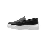 Life Style Butiken LS246052180 Black Ανδρικά  Δερμάτινα Loafers 2