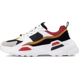 Life Style Butiken colorful sneakers men shoes trainer running 203521 white/red 1