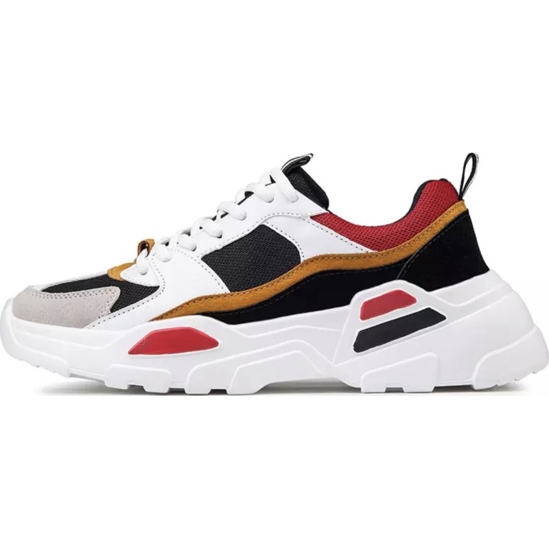 Life Style Butiken colorful sneakers men shoes trainer running 203521 white/red Ανδρικά