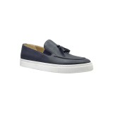 Life Style Butiken Ανδρικά Δερμάτινα Loafers LS475 Navy 2