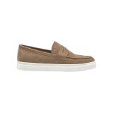 Life Style Butiken Ανδρικά Suede Δερμάτινα Loafers LS478 Πούρο 1