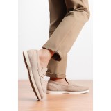 Life Style Butiken Ανδρικά Μοκασίνια Suede LS1C206 Άμμου 4