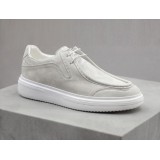 Life Style Butiken Ανδρικά Μοκασίνια Suede με κορδόνια LS1B-614 Γκρι 1
