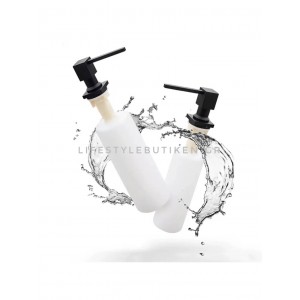 NARON NR7002B Εντοιχιζόμενος Dispenser Σαπουνιού Κουζίνας Μεταλλικό 500ml Black Matt