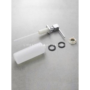 NARON NR7001C Εντοιχιζόμενος Dispenser Σαπουνιού Κουζίνας Μεταλλικό 500ml CHROME