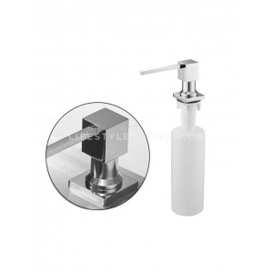 NARON NR7001C Εντοιχιζόμενος Dispenser Σαπουνιού Κουζίνας Μεταλλικό 500ml CHROME