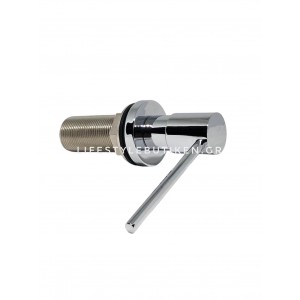 NARON NR8001C Εντοιχιζόμενος Dispenser Σαπουνιού Κουζίνας Μεταλλικό 500ml CHROME