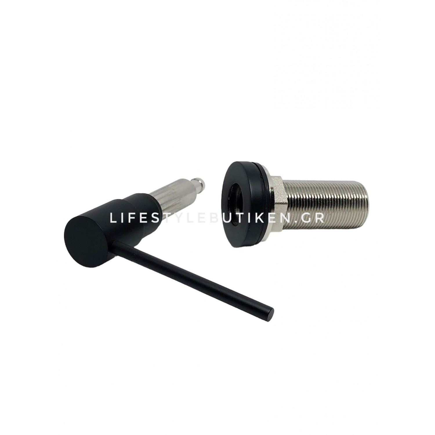 NARON NR8002B Εντοιχιζόμενος Dispenser Σαπουνιού Κουζίνας Μεταλλικό 500ml BLACK MAT