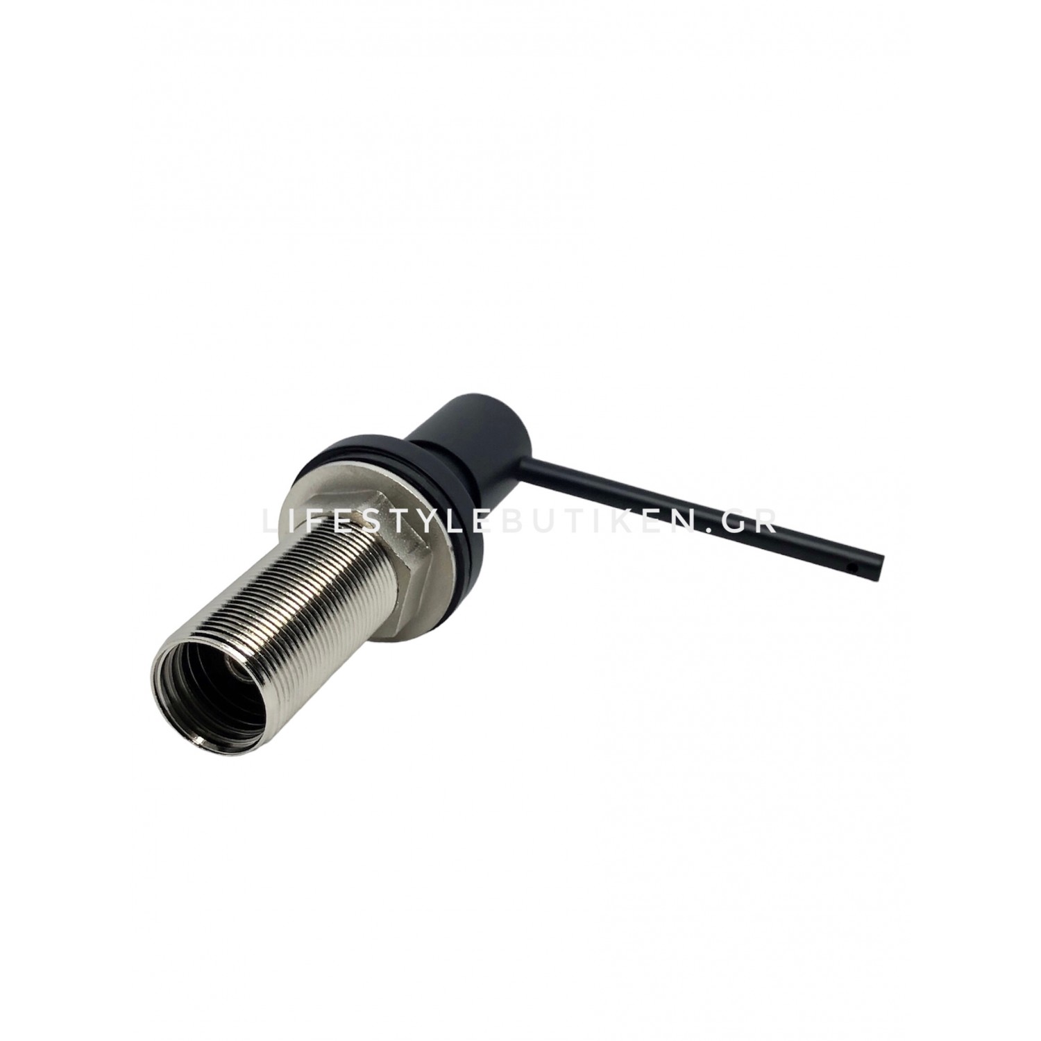 NARON NR8002B Εντοιχιζόμενος Dispenser Σαπουνιού Κουζίνας Μεταλλικό 500ml BLACK MAT