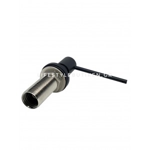 NARON NR8002B Εντοιχιζόμενος Dispenser Σαπουνιού Κουζίνας Μεταλλικό 500ml BLACK MAT