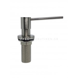 NARON NR8003MN Εντοιχιζόμενος Dispenser Σαπουνιού Κουζίνας Μεταλλικό 500ml MAT NICKEL