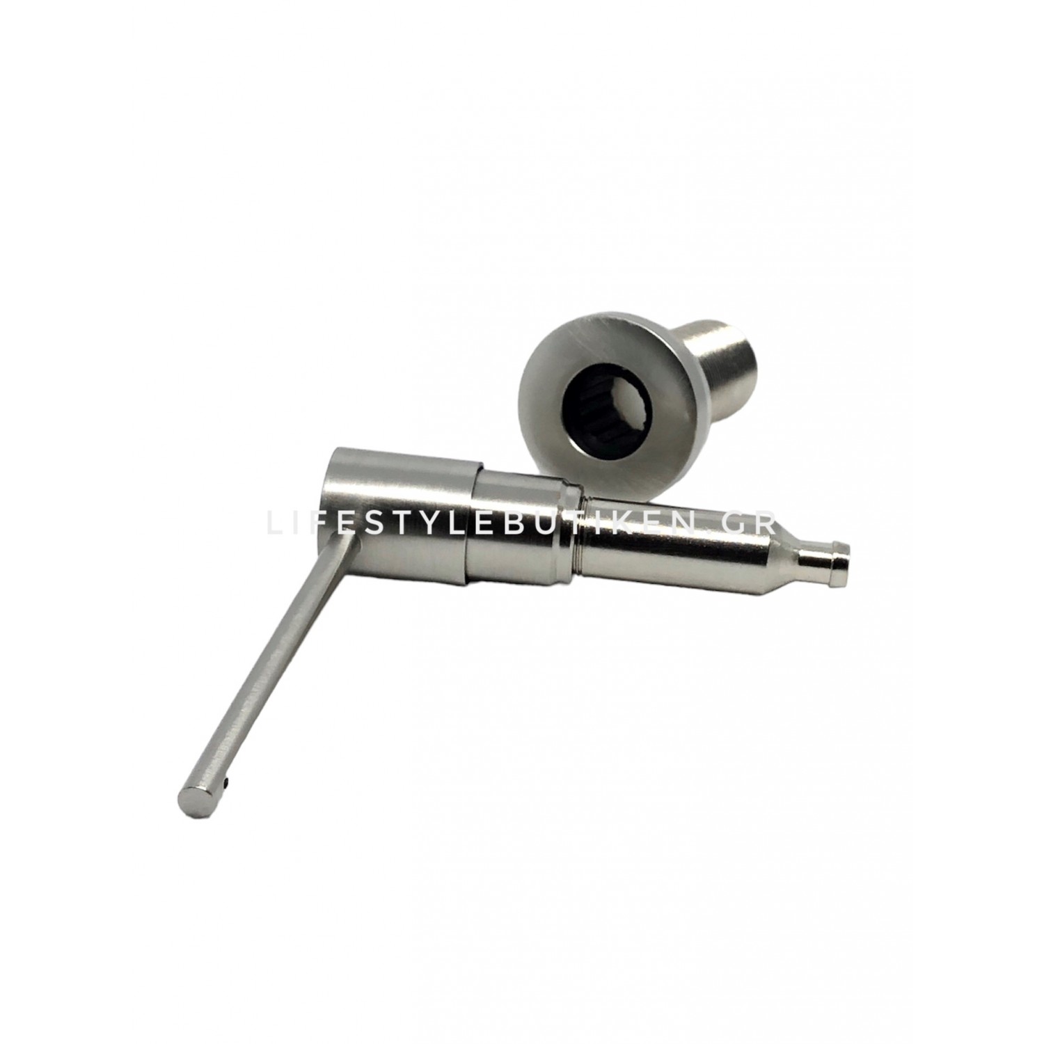 NARON NR8003MN Εντοιχιζόμενος Dispenser Σαπουνιού Κουζίνας Μεταλλικό 500ml MAT NICKEL