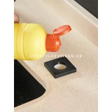 NARON NR7002B Εντοιχιζόμενος Dispenser Σαπουνιού Κουζίνας Μεταλλικό 500ml Black Matt 7
