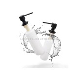 NARON NR7002B Εντοιχιζόμενος Dispenser Σαπουνιού Κουζίνας Μεταλλικό 500ml Black Matt 9