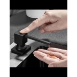 NARON NR7002B Εντοιχιζόμενος Dispenser Σαπουνιού Κουζίνας Μεταλλικό 500ml Black Matt 1