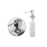 NARON NR7001C Εντοιχιζόμενος Dispenser Σαπουνιού Κουζίνας Μεταλλικό 500ml CHROME 4