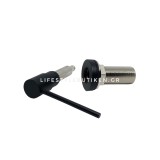NARON NR8002B Εντοιχιζόμενος Dispenser Σαπουνιού Κουζίνας Μεταλλικό 500ml BLACK MAT 5