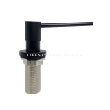 NARON NR8002B Εντοιχιζόμενος Dispenser Σαπουνιού Κουζίνας Μεταλλικό 500ml BLACK MAT 2