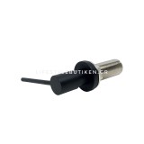NARON NR8002B Εντοιχιζόμενος Dispenser Σαπουνιού Κουζίνας Μεταλλικό 500ml BLACK MAT 4