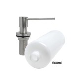 NARON NR8003MN Εντοιχιζόμενος Dispenser Σαπουνιού Κουζίνας Μεταλλικό 500ml MAT NICKEL 1