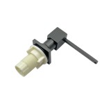 NARON NR7004 Εντοιχιζόμενο Dispenser Σαπουνιού Κουζίνας Τετράγωνο Μεταλλικό 350ml Gun Metal 3