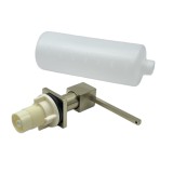 NARON NR7005 Εντοιχιζόμενο Dispenser Σαπουνιού Κουζίνας Τετράγωνο Μεταλλικό 350ml Brushed Gold 3