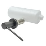 NARON NR8004 Εντοιχιζόμενος Dispenser Σαπουνιού Κουζίνας Μεταλλικό 350ml Gun Metal 3