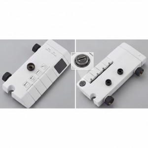 NARON Στήλη Ντουζ Με Μπαταρία Ψηφιακής Οθόνης Και Πλήκτρα Πιάνο NR4022 WHITE