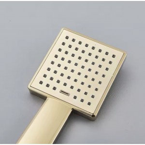 NARON Στήλη Ντουζ 3 Εξόδων Με  Περιστρεφόμενο Ρουξούνι NR-7070PG POLISHED GOLD