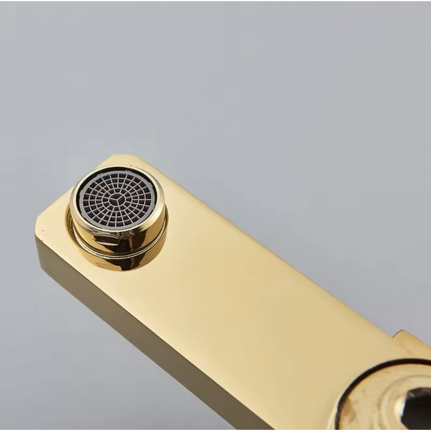 NARON Στήλη Ντουζ 3 Εξόδων Με  Περιστρεφόμενο Ρουξούνι NR-7070PG POLISHED GOLD